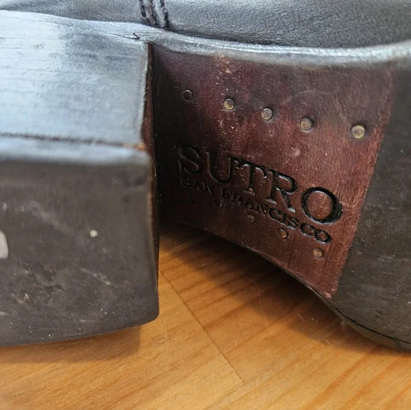 Sutro Clay Leather Ankle Boots Women’s Size 7.5 - Picture 8 of 16